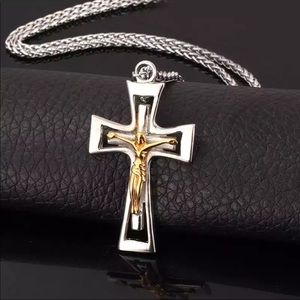 new Crucifix Cross Jesus Necklace For Men/Women